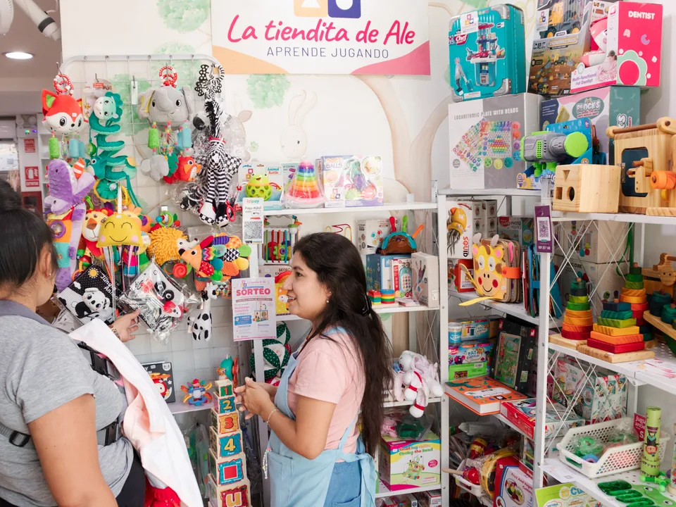 Stand de emprendimiento materno infantil