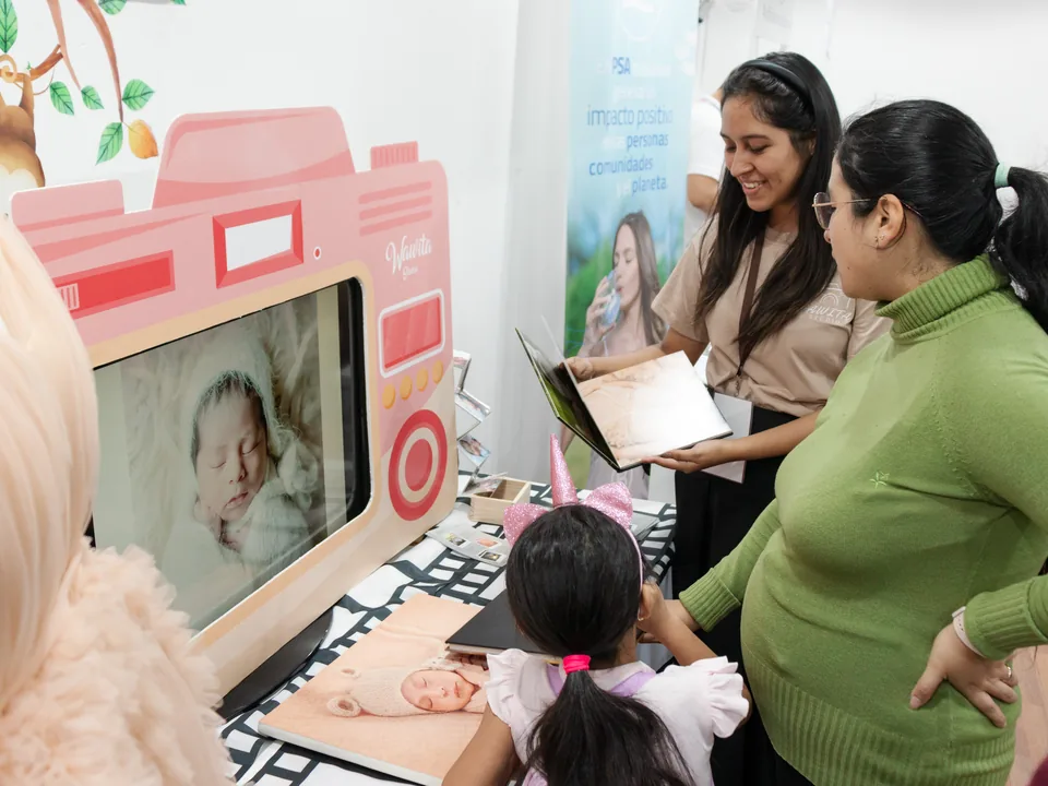 Momento familiar en BabyFest